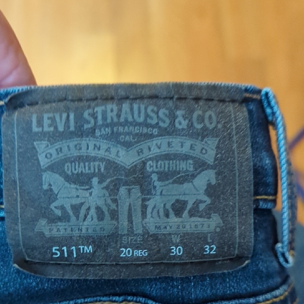 Levi's Light Blue 511 Slim Jeans - Picture 5 of 5